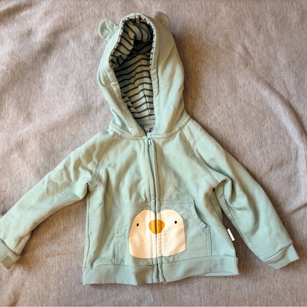 Gerber Light Green Baby Jacket with Hood
